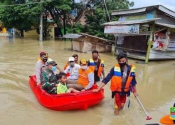 Bekasi Banjir, Enam Titik Teremdam Air Pasja Hujan Terus Menerus