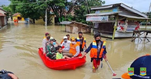 Bekasi Banjir, Enam Titik Teremdam Air Pasja Hujan Terus Menerus